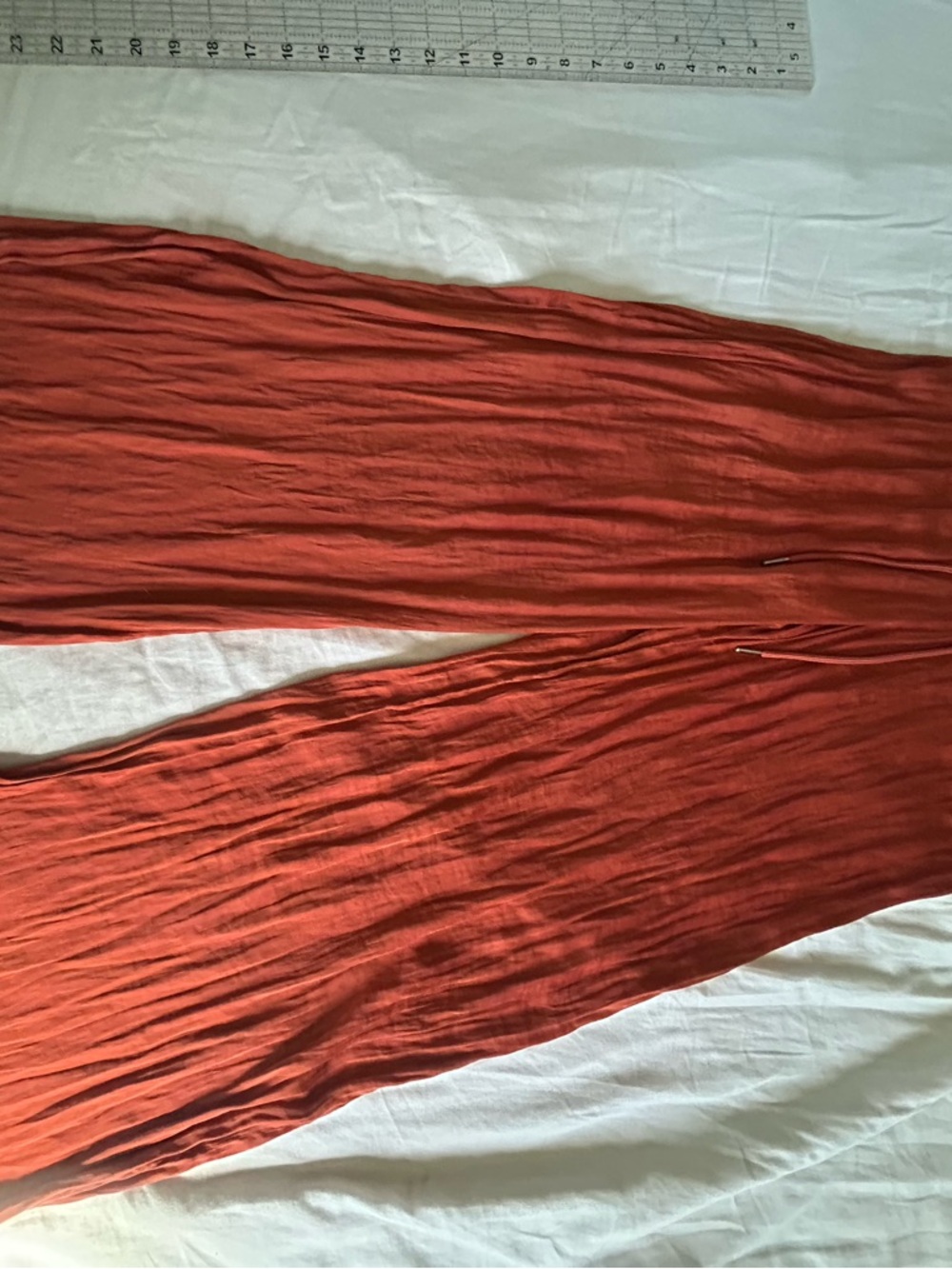 Rachel Zoe Elastic Waist Tie- front Wide Leg Pants - Size XS